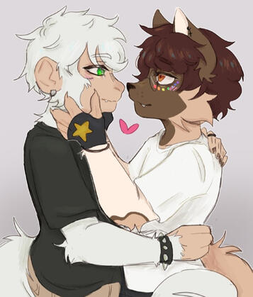 Halfbody sketch comm - Telegram